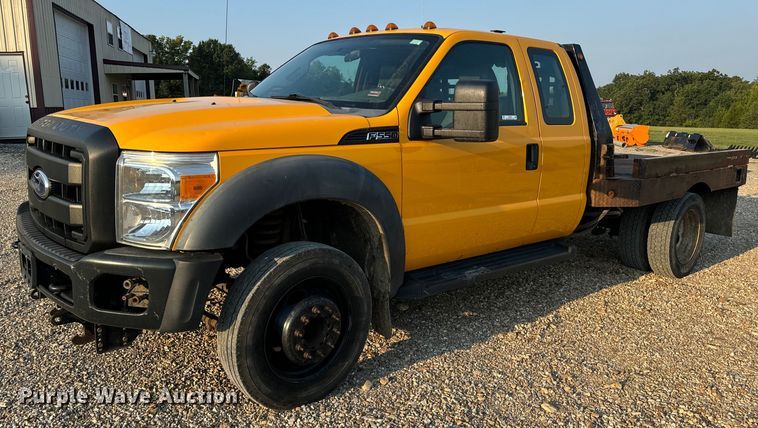 image for item EH6994 2012 Ford F550 XL SuperCab flatbed truck