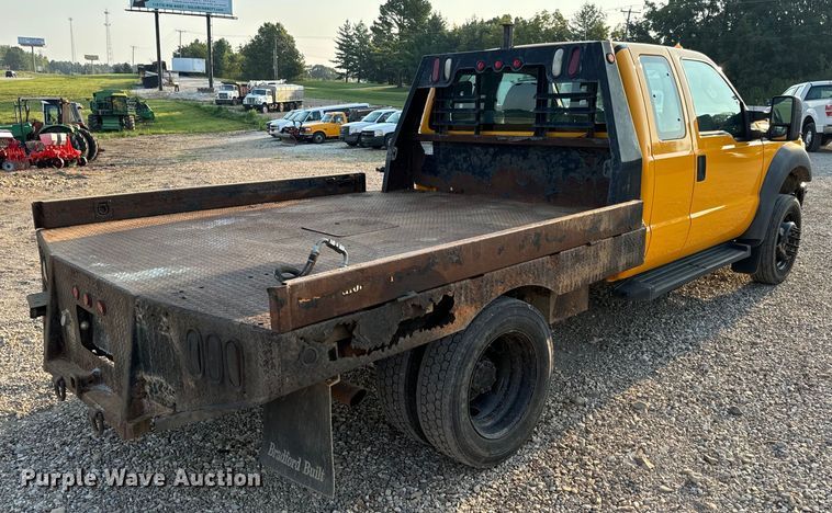 image for item EH6994 2012 Ford F550 XL SuperCab flatbed truck