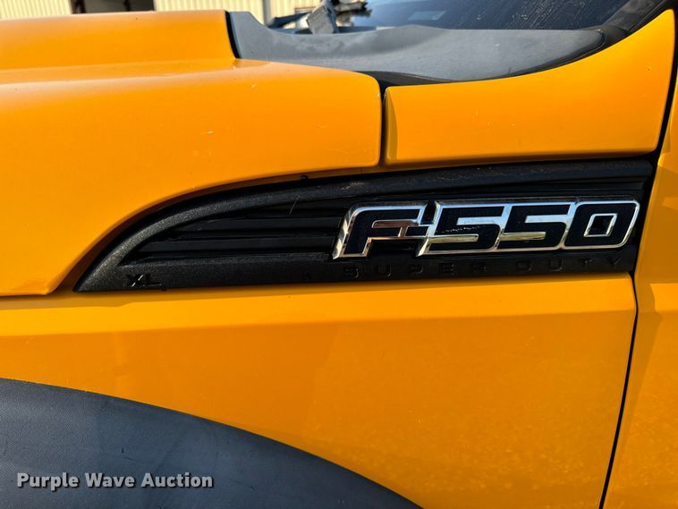 image for item EH6994 2012 Ford F550 XL SuperCab flatbed truck