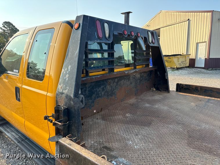 image for item EH6994 2012 Ford F550 XL SuperCab flatbed truck