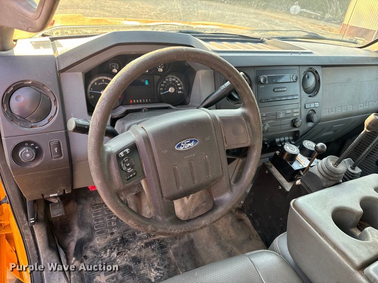 image for item EH6994 2012 Ford F550 XL SuperCab flatbed truck