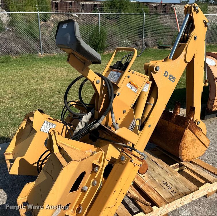 image for item EJ7090 Case D125 skid steer backhoe