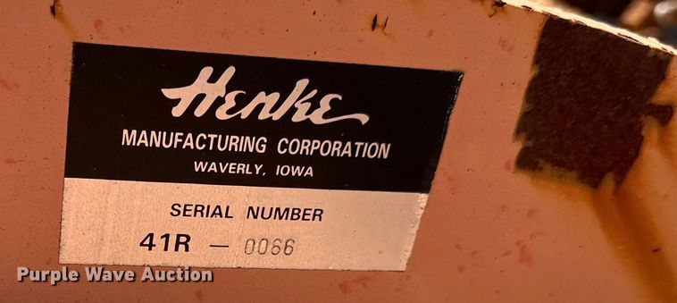 image for item EJ7091 Henke snow plow