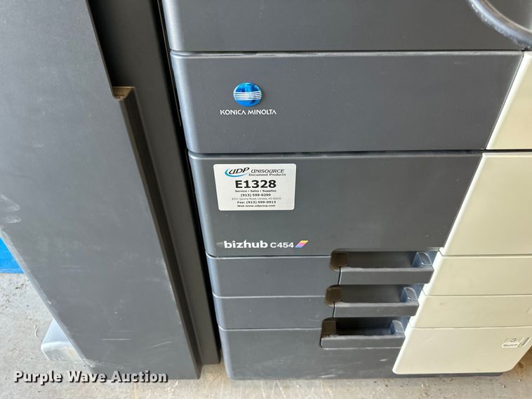 image for item EJ7105 Konica Minolta Bizhub C454 printer