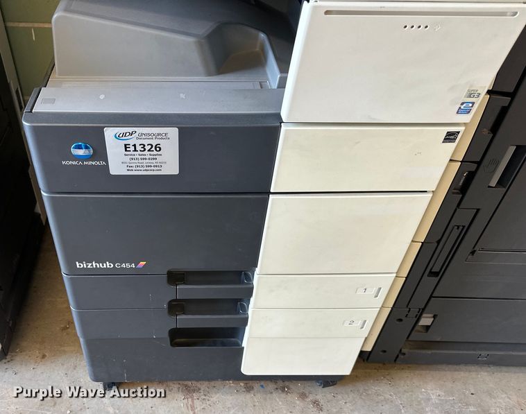 image for item EJ7110 Konica Minolta Bizhub C454 printer