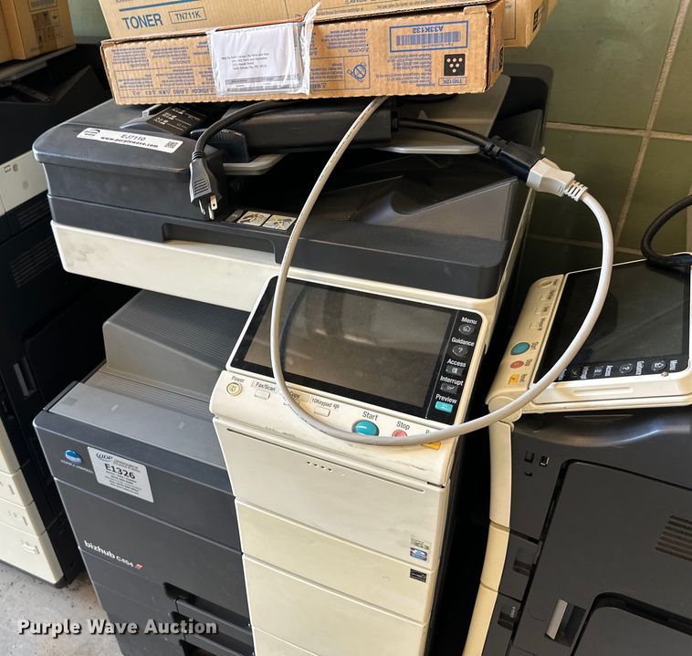 image for item EJ7110 Konica Minolta Bizhub C454 printer