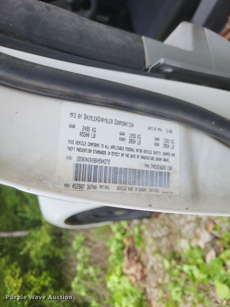 image for item EJ7978 2006 Dodge  Charger Police 