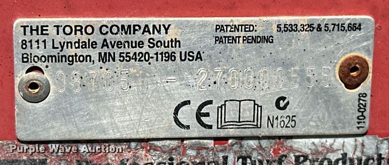 image for item EJ8874 Toro Sand Pro 5040 bunker rake