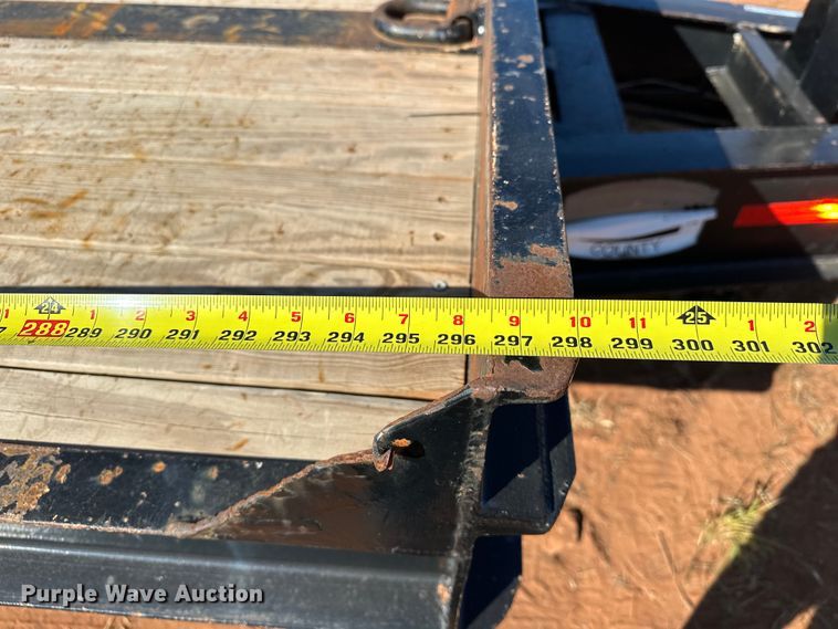 image for item EJ8935 1992 Kalyn KTD-30 tilt deck equipment trailer