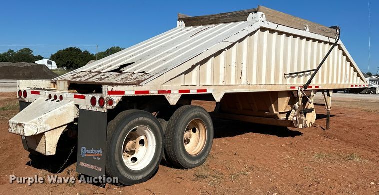 image for item EJ8936 2002 Construction Trailer Specialist  T-42 bottom dump trailer