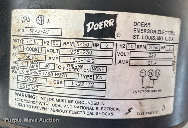 image for item EK3245 Rotary  SPO12-12 two post automotive lift