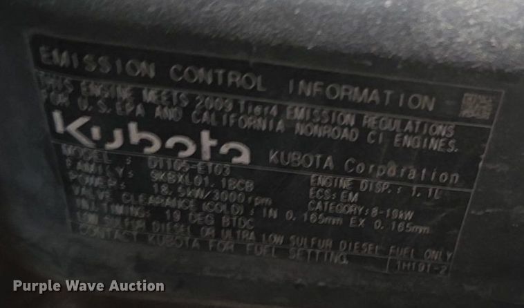 image for item EK6367 2009 Kubota RTV1100 utility vehicle