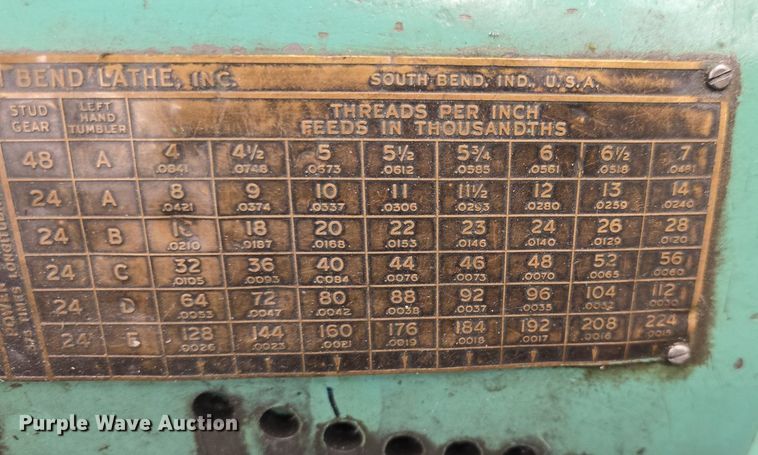 image for item EK6409 Bossert lathe