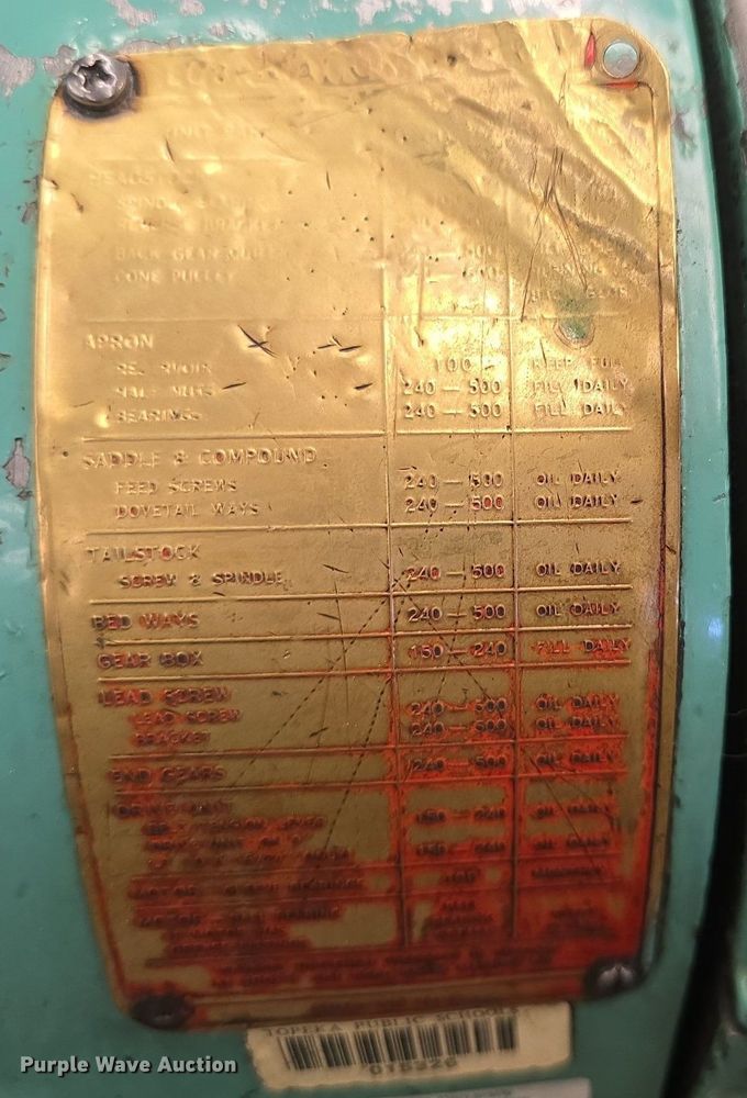 image for item EK6409 Bossert lathe