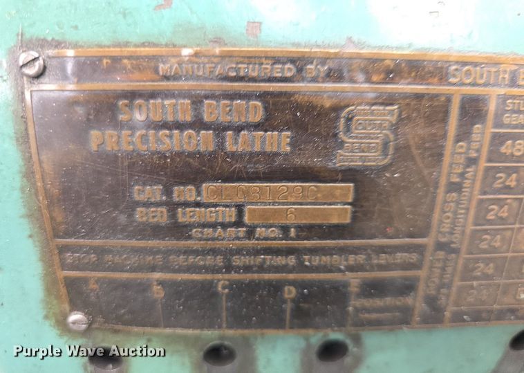 image for item EK6409 Bossert lathe