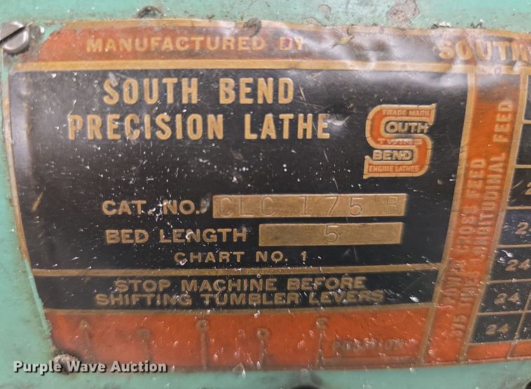 image for item EK6413 South Bend lathe