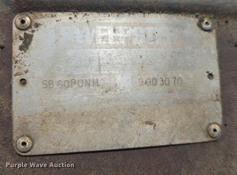 image for item EK6417 Sweepster SB60PUNH skid steer sweeper