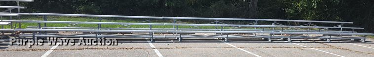 image for item EK6421 (7) sections of aluminum bleachers