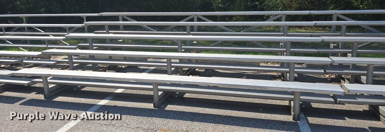 image for item EK6421 (7) sections of aluminum bleachers