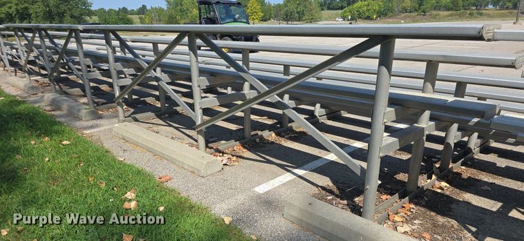 image for item EK6421 (7) sections of aluminum bleachers