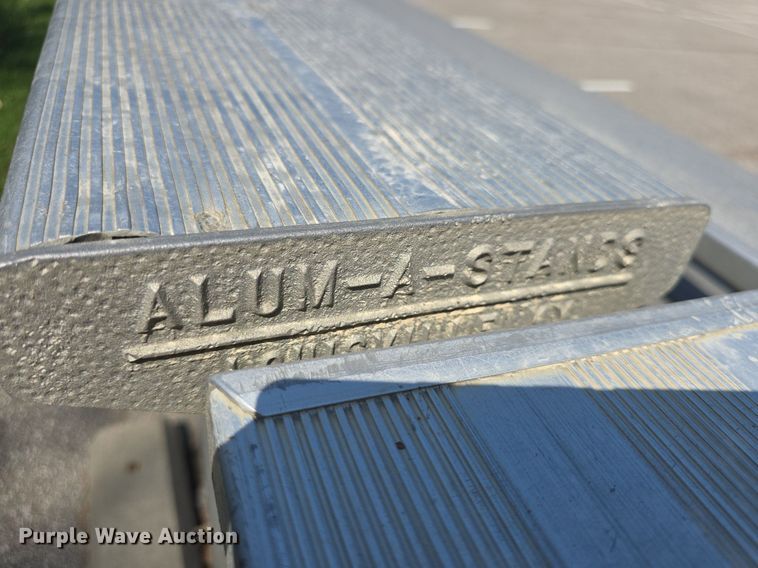 image for item EK6421 (7) sections of aluminum bleachers