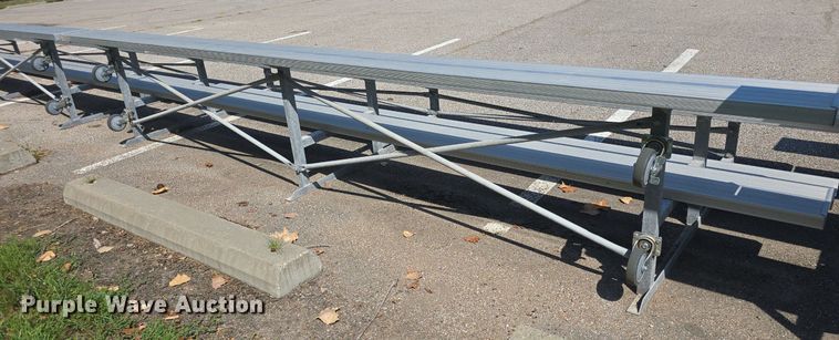 image for item EK6421 (7) sections of aluminum bleachers