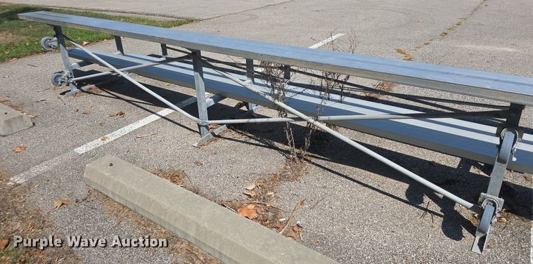 image for item EK6421 (7) sections of aluminum bleachers