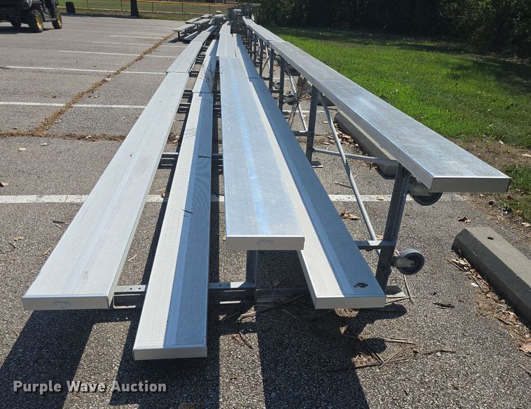 image for item EK6421 (7) sections of aluminum bleachers