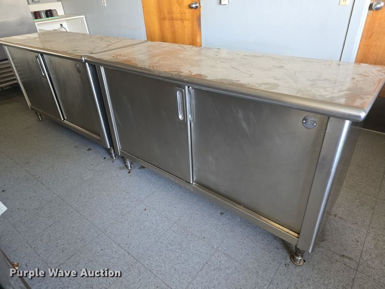 image for item EK6430 (2) stainless steel tables