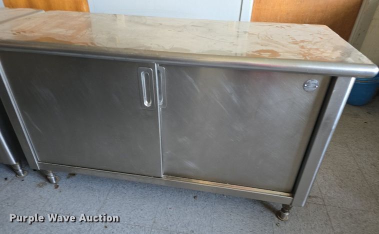 image for item EK6430 (2) stainless steel tables