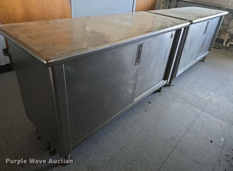 image for item EK6430 (2) stainless steel tables