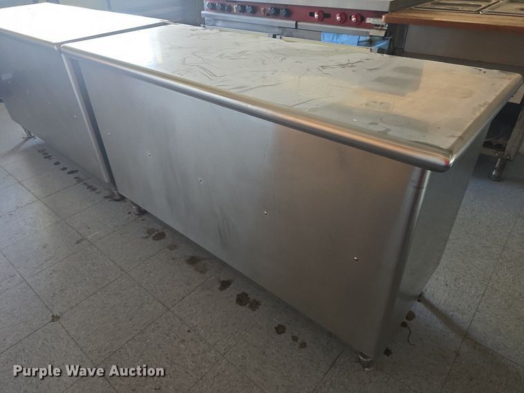 image for item EK6430 (2) stainless steel tables