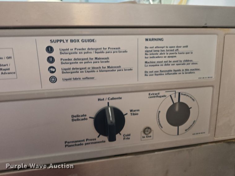 image for item EK6433 2001 Wascomat W640 washing machine