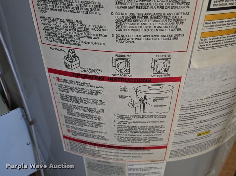 image for item EK6434 2005 State Industries SBD100199NET hot water heater