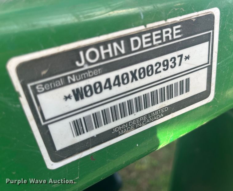 image for item EK8960 1994 John Deere 1070 MFWD tractor