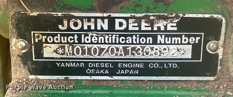image for item EK8960 1994 John Deere 1070 MFWD tractor