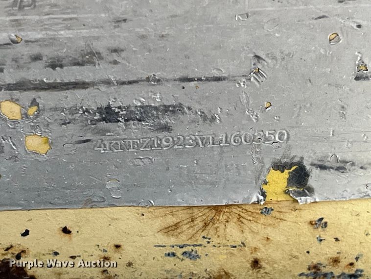 image for item EK8964 1997 Towmaster 0C-20 equipment trailer