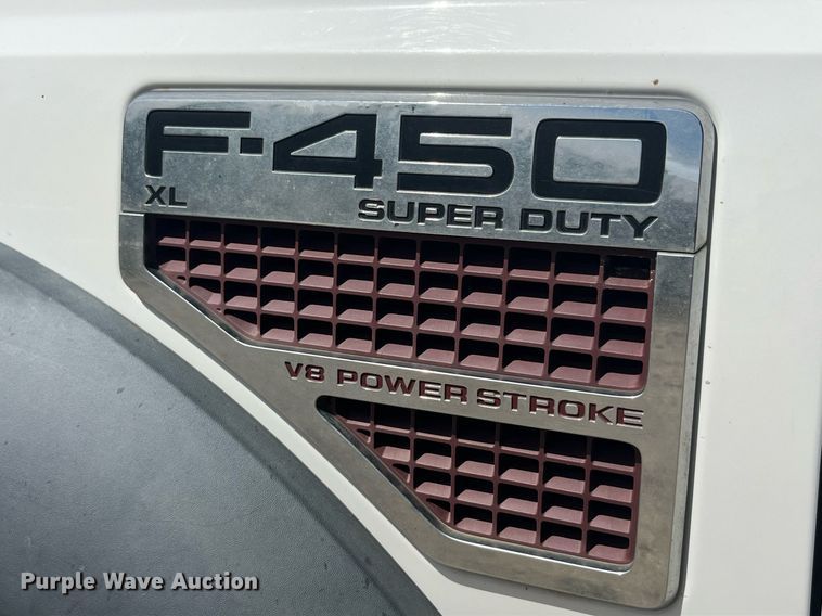 image for item EK8998 2008 Ford F450 Super Duty XL flatbed truck