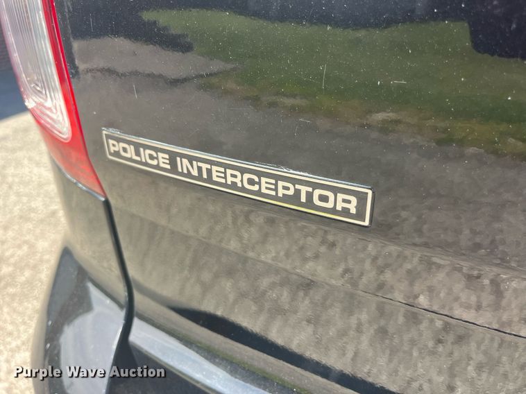 image for item EK8999 2015 Ford Explorer Police Interceptor  SUV
