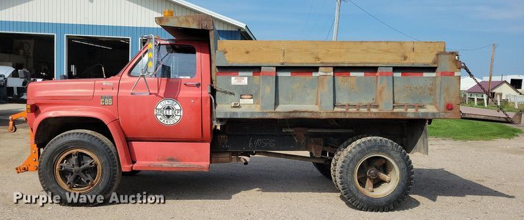 image for item KA9871 1978 Chevrolet  C65 dump truck