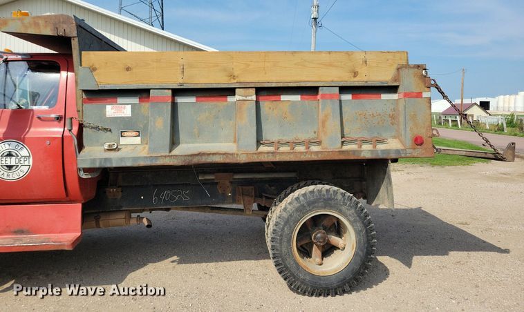 image for item KA9871 1978 Chevrolet  C65 dump truck