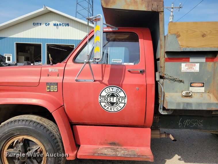 image for item KA9871 1978 Chevrolet  C65 dump truck