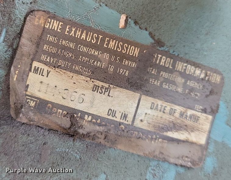 image for item KA9871 1978 Chevrolet  C65 dump truck