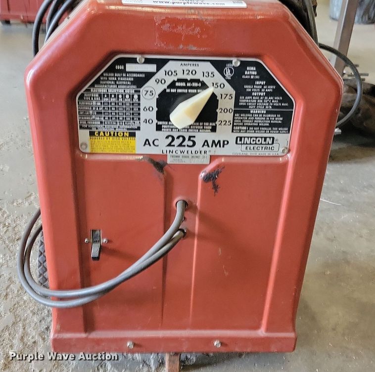 image for item KA9877 Lincoln Electric AC 225 Lincwelder welder