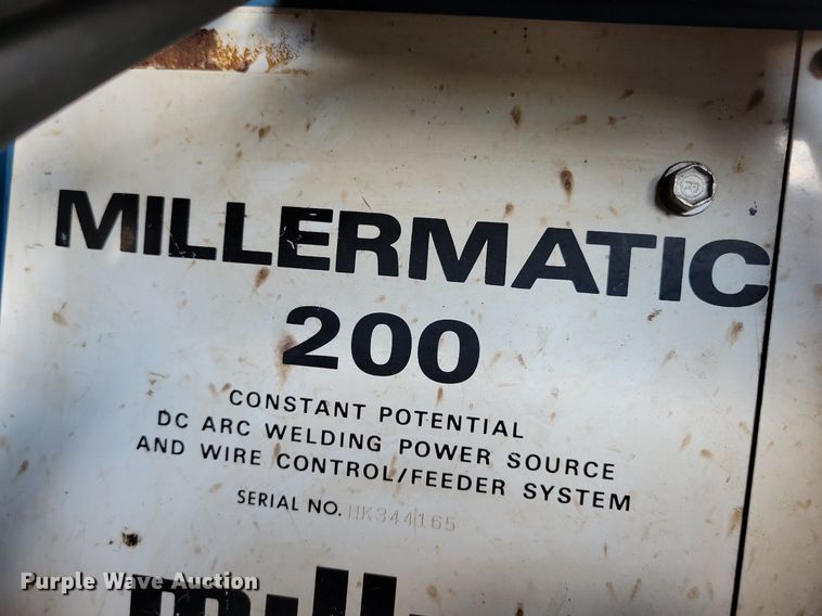 image for item KA9880 Miller Millermatic 200 welder