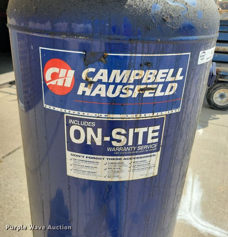 image for item KA9885 2009 Campbell Hausfeld VT627505AJ air compressor