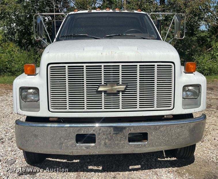 image for item LC9034 1991 Chevrolet Kodiak C6500 flatbed truck