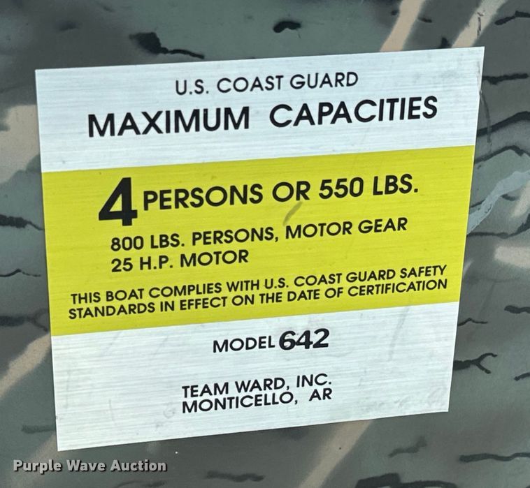 image for item LF9892 War Eagle  642 boat