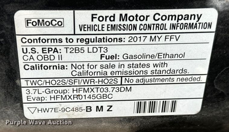 image for item LF9976 2017 Ford Explorer Police Interceptor SUV