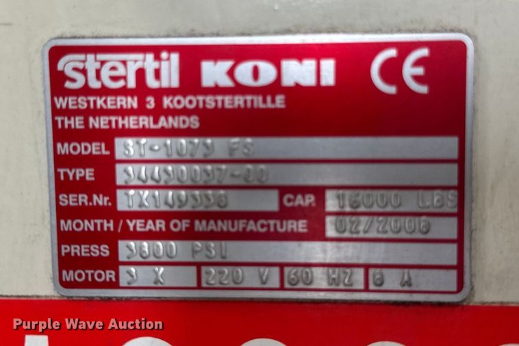 image for item LR9435 Stertil Koni four post lift